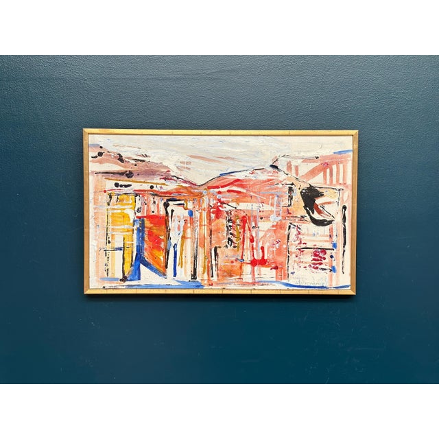 Mid-Century Modern Tore Hultcrantz, Composition, 1960s, Oil on Canvas, Framed For Sale - Image 3 of 18