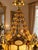 1970 French Artisan Louis XVI Gold Bronze Chandelier For Sale - Image 10 of 18