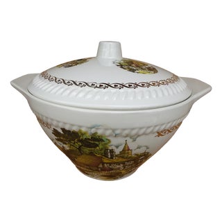 Earthenware Tureen from Keller and Guérin, 1890s For Sale