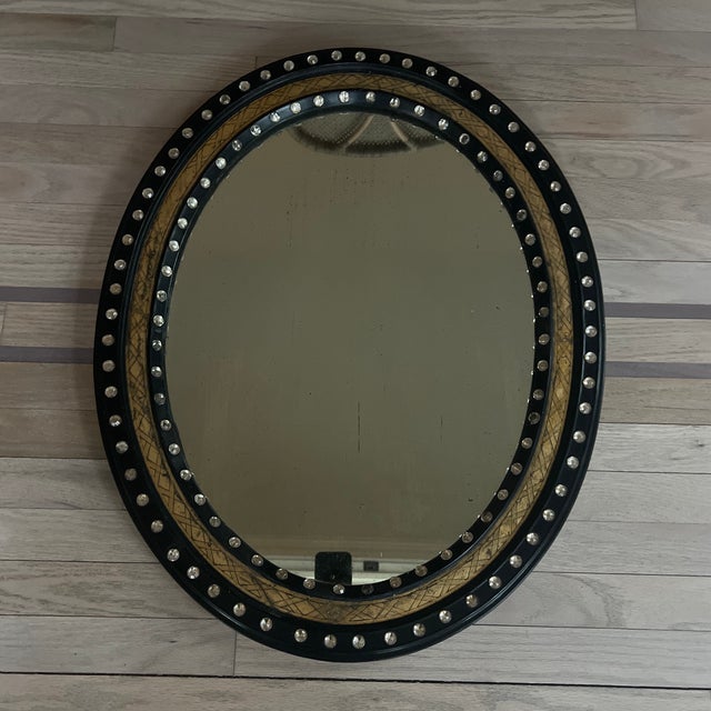 Antique Ebony and Gilt George III Irish Mirror For Sale - Image 4 of 8