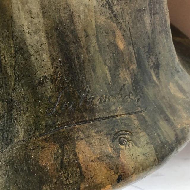 Art Nouveau Ceramic Vase For Sale - Image 4 of 7