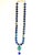 One-of-a-Kind Lapis Lazuli & Turquoise Statement Necklace | Vintage Turquoise Pendant | Artisan Bohemian Luxury Jewelry For Sale - Image 15 of 17