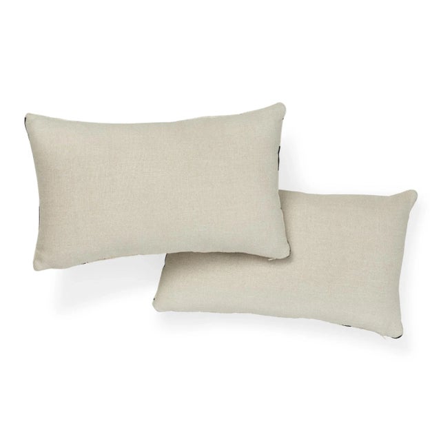 Schumacher Contemporary Schumacher X David Kaihoi Tutsi Pillow in Ivory - 20ʺW × 12ʺH For Sale - Image 4 of 5