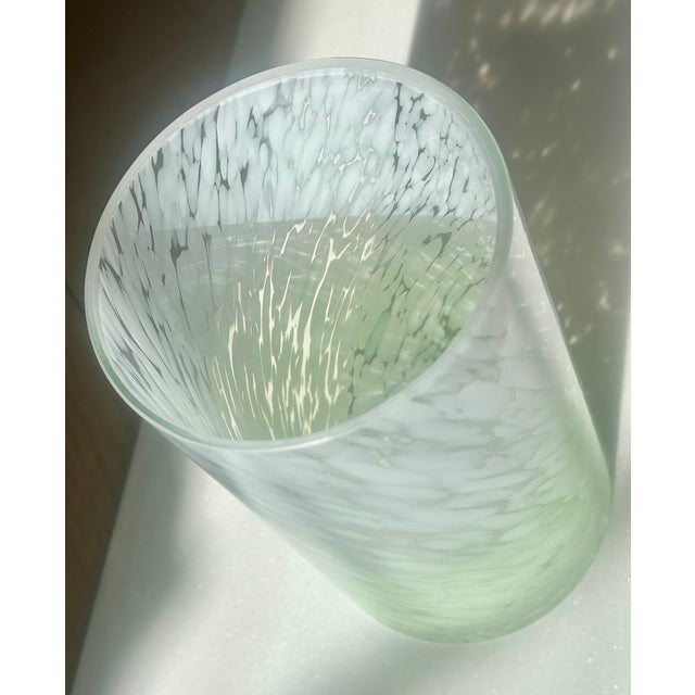 1960s 1960s Cenedese Art Glass Vase Murano Italy Mid Century Modern For Sale - Image 5 of 6