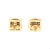 Roshe Jewels Diamond Studs, 1.38 Carat Black Diamond Yellow Gold Earring Studs, A Pair For Sale - Image 4 of 9