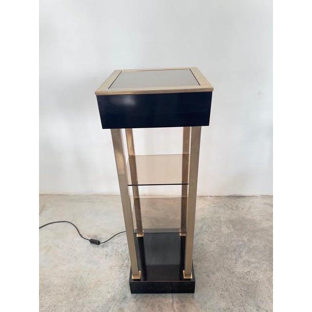 Mid-Century Modern Illuminated Display Stand from Belgo Chrom, 1970s For Sale - Image 12 of 17