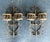 Vintage Boho Distressed Wrought Iron Candle Sconces- A Pair For Sale - Image 4 of 12