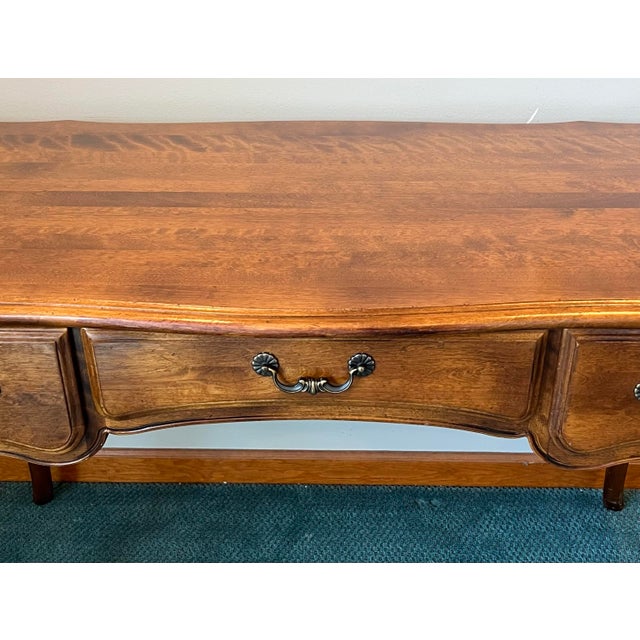1990s Ethan Allen Country French Writing Desk For Sale - Image 5 of 11