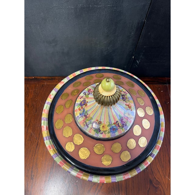 1998 MacKenzie Childs Large Covered Serving Bowl Tureen For Sale In Washington DC - Image 6 of 17