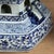 Blue Blue and White Chinese Porcelain Pagoda Tower For Sale - Image 8 of 9