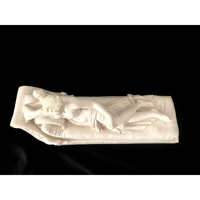 Mid 20th Century Sculpture by Amilcare Santini Depicts Pauline Bonaparte Borghese Sister of Napoleon Bonaparte. For Sale - Image 12 of 17