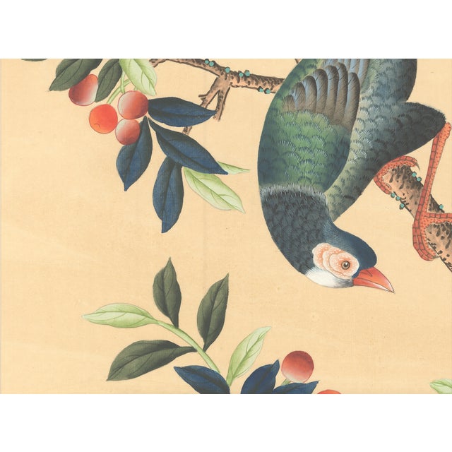 36"*108", a Set of 18th Century Style Chinoiserie Handmade Wallpaper, Vintage , Antique Style, Chinoiserie, Interior Wall Decor For Sale - Image 6 of 7