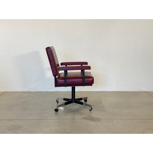 Vintage Swivel Chair and Office Chairs, 1960s, Set of 3 For Sale - Image 11 of 17