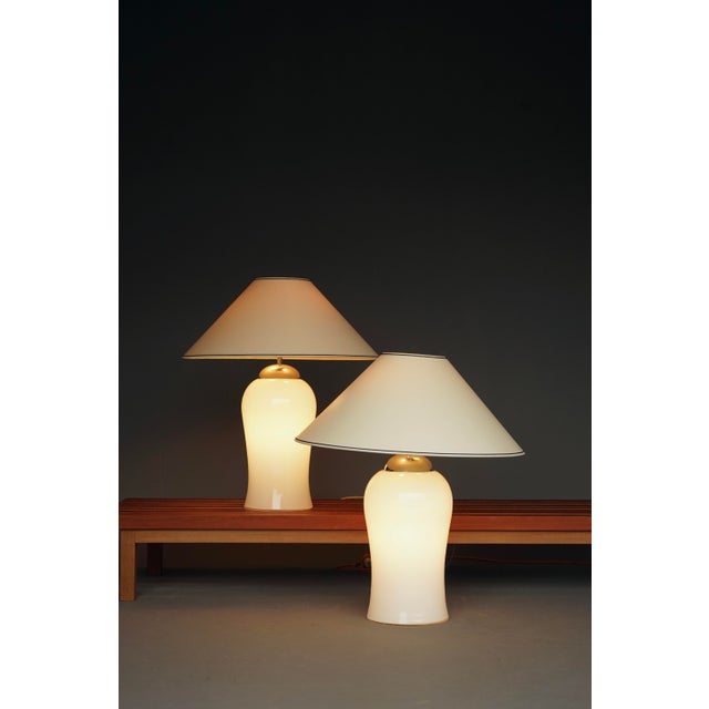 Murano Glass Table Lamps Model Tschung by Ingo Maurer for M Design, 1970s, Set of 2 For Sale - Image 14 of 14