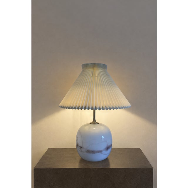 Sakura Table Lamp with Le Klint White Shade by Michael Bang for Holmegaard, Denmark, 1980s For Sale - Image 13 of 13
