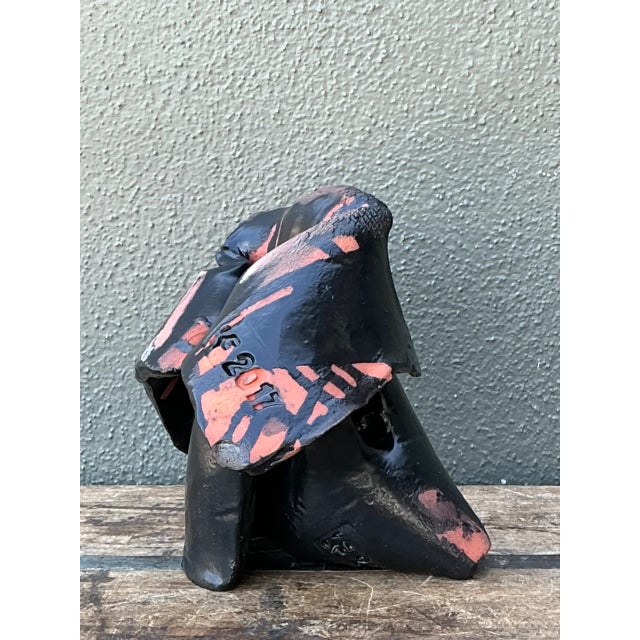 Ceramic Vintage Ceramic Abstract Sculpture For Sale - Image 7 of 12