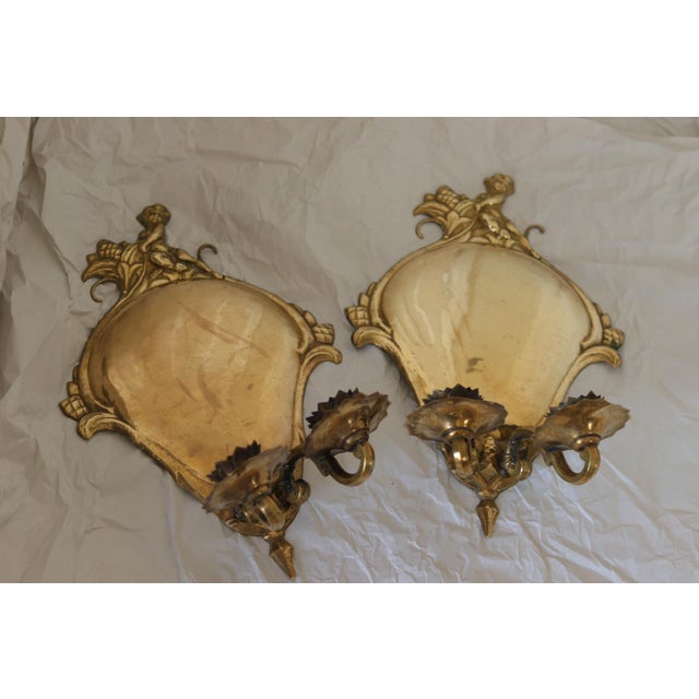 Mid-Century Swedish Brass Sconces, Set of 2 For Sale - Image 16 of 16