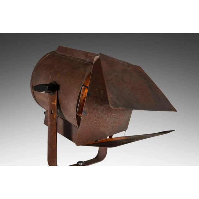 Le Passé Est Léger Customized Industrial Stage Light / Stage Lamp by Fackler Benjamin, Usa, C. 1930's For Sale - Image 11 of 13