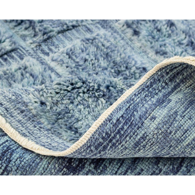 Textile Hand-Knotted Rug by Azele Studio For Sale - Image 7 of 11