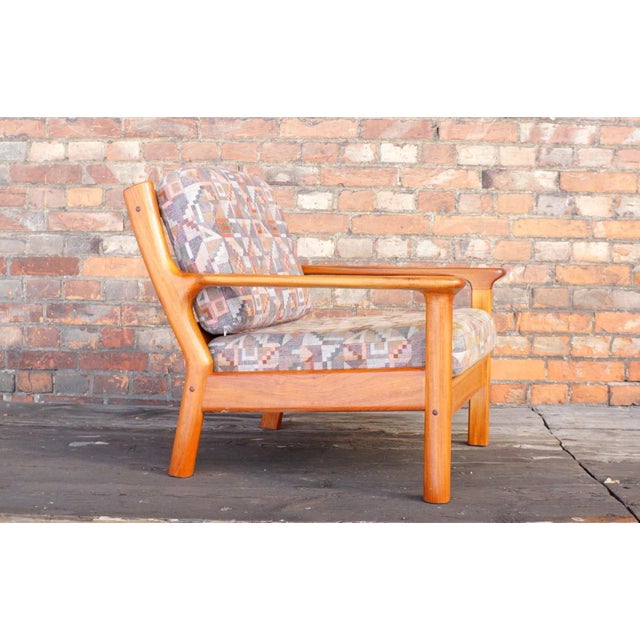 Vintage Danish Teak Lounge Chair, 1970s For Sale - Image 4 of 12