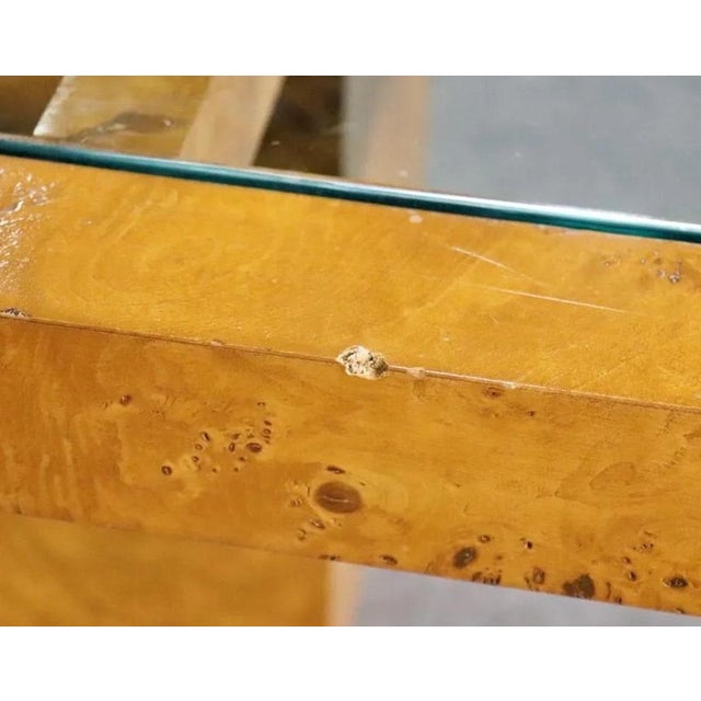 Mid 20th Century Extending Burl Dining Table For Sale - Image 11 of 12