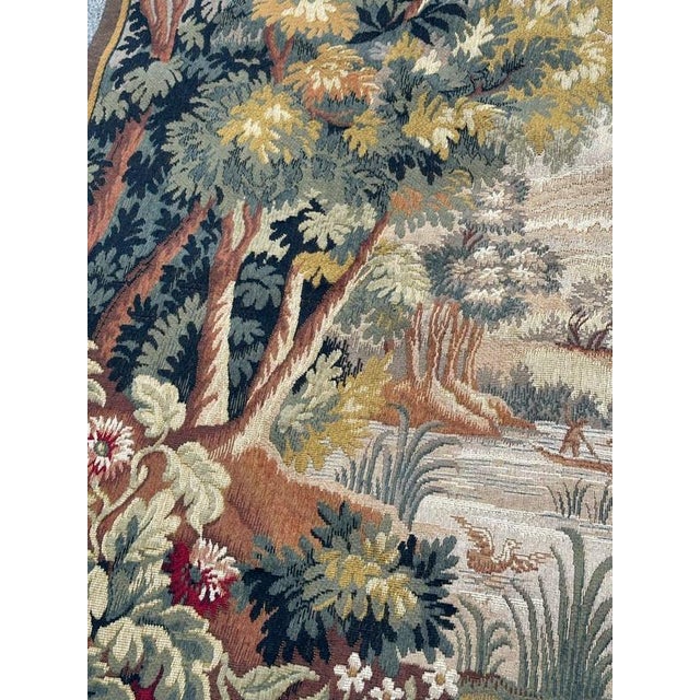 Vintage Aubusson Style Jacquard Tapestry, 1960s For Sale - Image 4 of 18