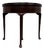 18th Century English Mahogany Demi-Lune Card Table For Sale