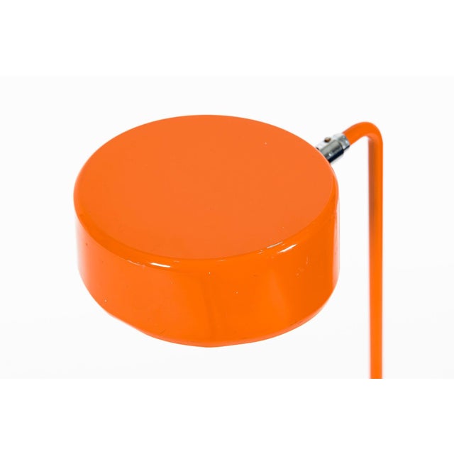 Vintage Mid-Century Modern Orange Floor Lamp by Ateljé Lyktan, Sweden, 1970s For Sale - Image 11 of 14