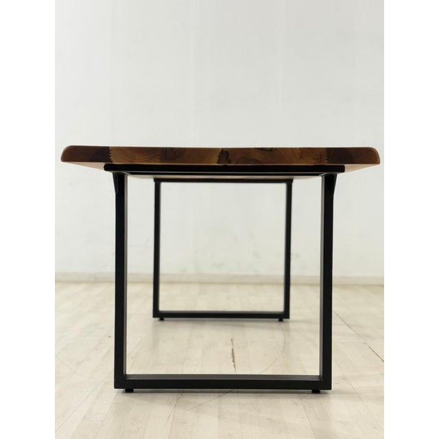 Vintage Dining Table in Walnut For Sale - Image 14 of 15