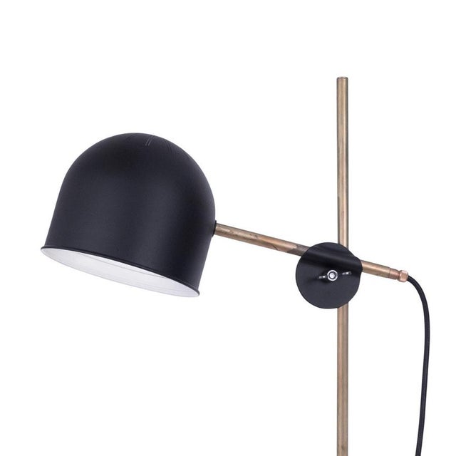 Table lamp manufactured by konsthantverk kh#2 table measures: br 400 mm h 580 mm max 40 w e27 1002-8 black/raw brass this...