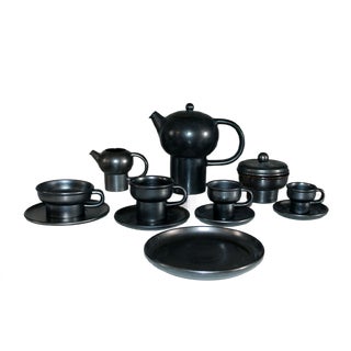 Vintage Terra Pannonia Service by Carl Auböck for Ostovic Culinar, 1970s, Set of 47 For Sale