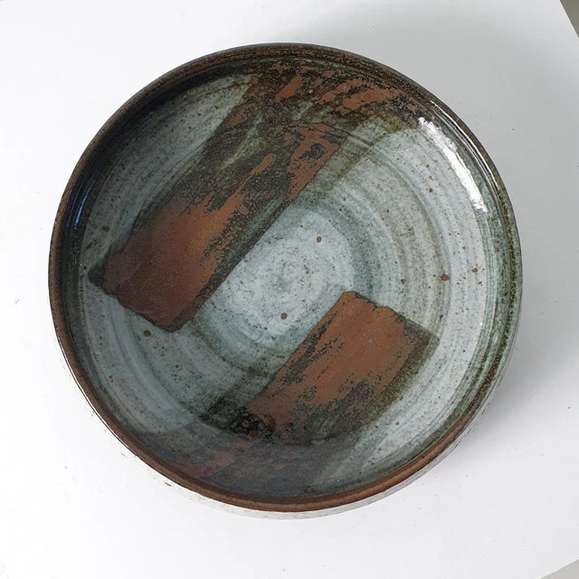 Rörstrand Mid-Century Brutalist Ceramic Bowl by Drejargruppen for Rörstrand, Sweden For Sale - Image 4 of 12
