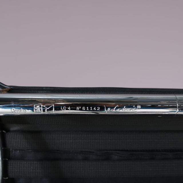 LC4 Chaise Longue by Le Corbusier for Cassina, Italy, 1990s For Sale - Image 11 of 17