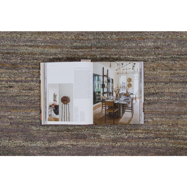Contemporary Textural Natural Silk Rug in Brown & Charcoal by Rug & Kilim For Sale - Image 9 of 10