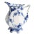 1970s Royal Copenhagen Blue Fluted Full Lace Creamer, Gargoyles Creamer, Milk Jug For Sale