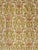 Textile 1930s Spanish Rug With Floral Yellow Green, Light Brown, Acid Green and Coral For Sale - Image 7 of 11