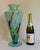 Postmodern Large Milano Lavorazione Murano Art Glass Footed Vase For Sale - Image 3 of 5