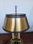 Vintage Neoclassical Brass Bouillotte Table Lamp W/ Metal Shade For Sale - Image 4 of 9