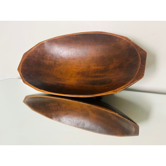 MidCentury Modern Wooden Bowl Chairish