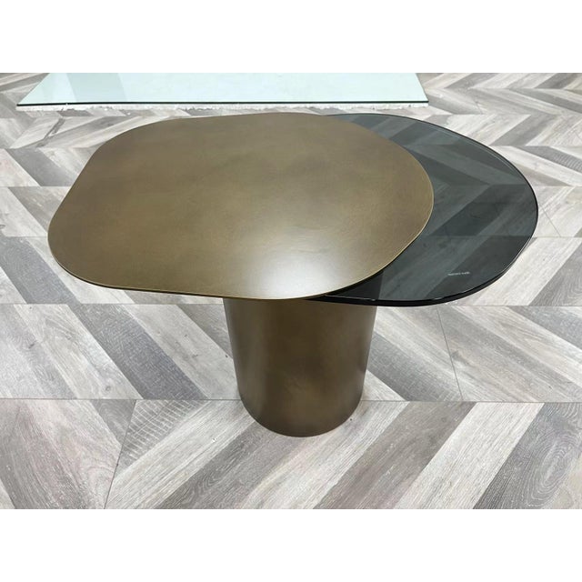 Contemporary Modern Irregular Shape Kaylee End Table For Sale - Image 3 of 6