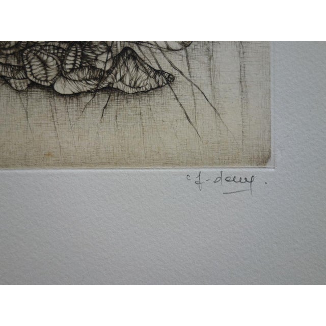 Fred Deux The Dreamer, 2000 Original etching (drypoint engraved by Cécile REIMS-DEUX) Signed in pencil Numbered /30 copies...