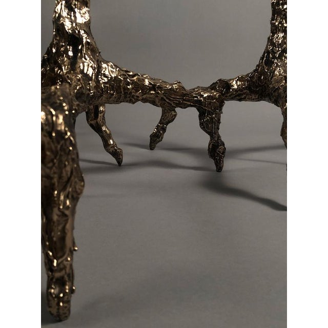 Sweet Thing Tall Lamp in Patinated Cast Bronze by William Guillon For Sale - Image 11 of 18
