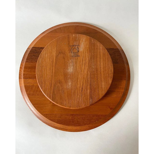 1960s Mid Century Digsmed Danish Teak Lazy Susan For Sale - Image 5 of 6