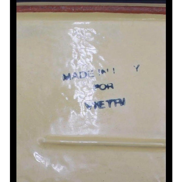 Yellow Italy “Vietri” 1950 Ceramic Italian Cookware For Sale - Image 8 of 8