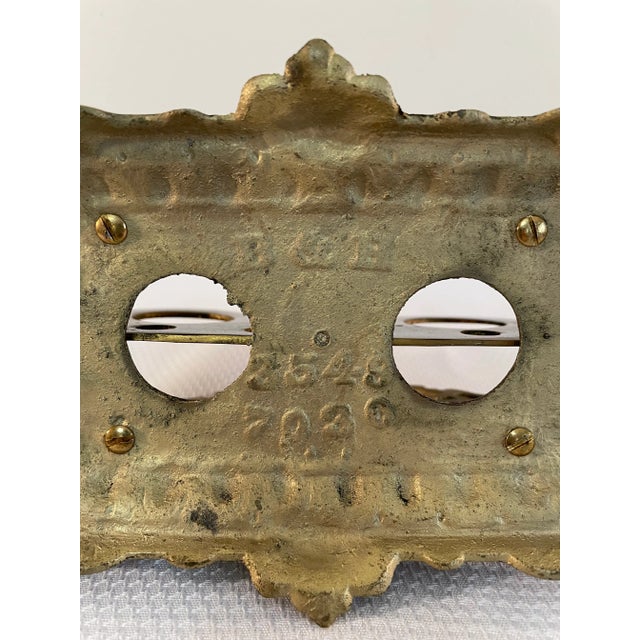 Brass Late 19th Century Antique Bradley and Hubbard Brass Letter Holder With Hunting Scene For Sale - Image 8 of 13