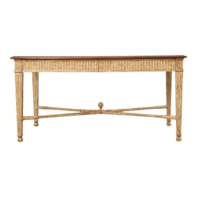 Nancy Corzine Neoclassical Laurel Desk Writing Table For Sale