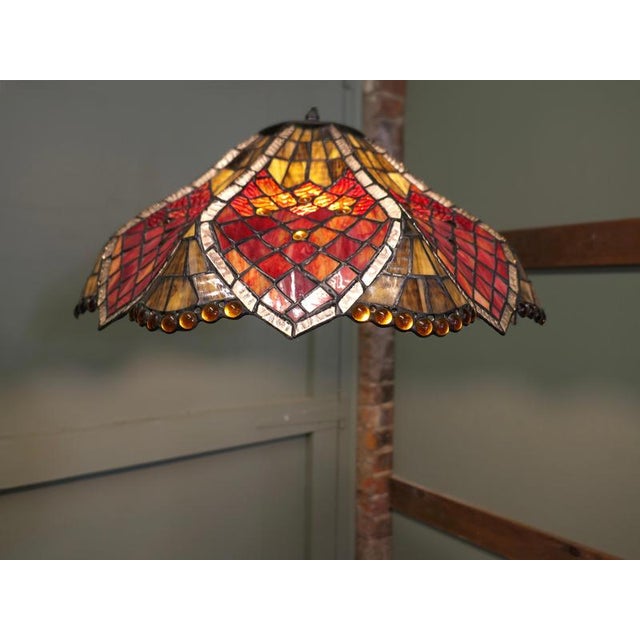 Mid-Century Modern Arts and Crafts Lampshade, 1960 For Sale - Image 4 of 8