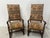 Louis XIII Style Armchairs with High Backs, 1900s, Set of 4 For Sale - Image 9 of 15