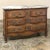 French Country 19th Century Country French Cherrywood Marble Top Commode For Sale - Image 3 of 13