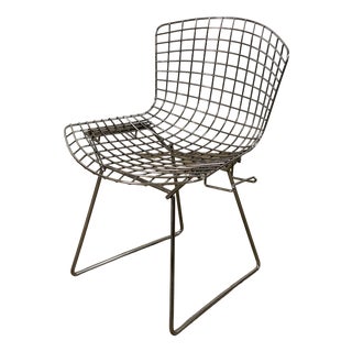 Bertoia Side Chair in Chrome by Harry Bertoia for Knoll International, 1980s For Sale